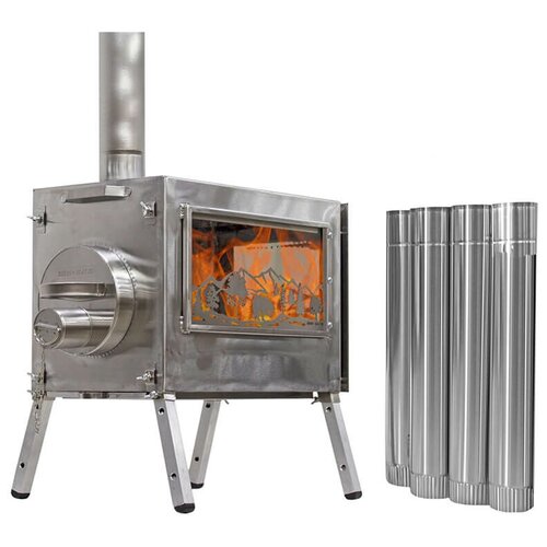 Походная печь Камин Большая Берег