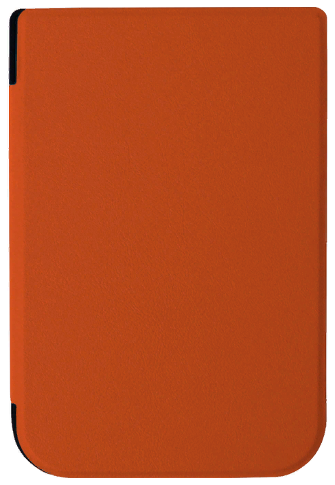 Чехол-обложка футляр MyPads для PocketBook 631 Plus Touch HD 2 тонкий с магнитной застежкой оранжевый