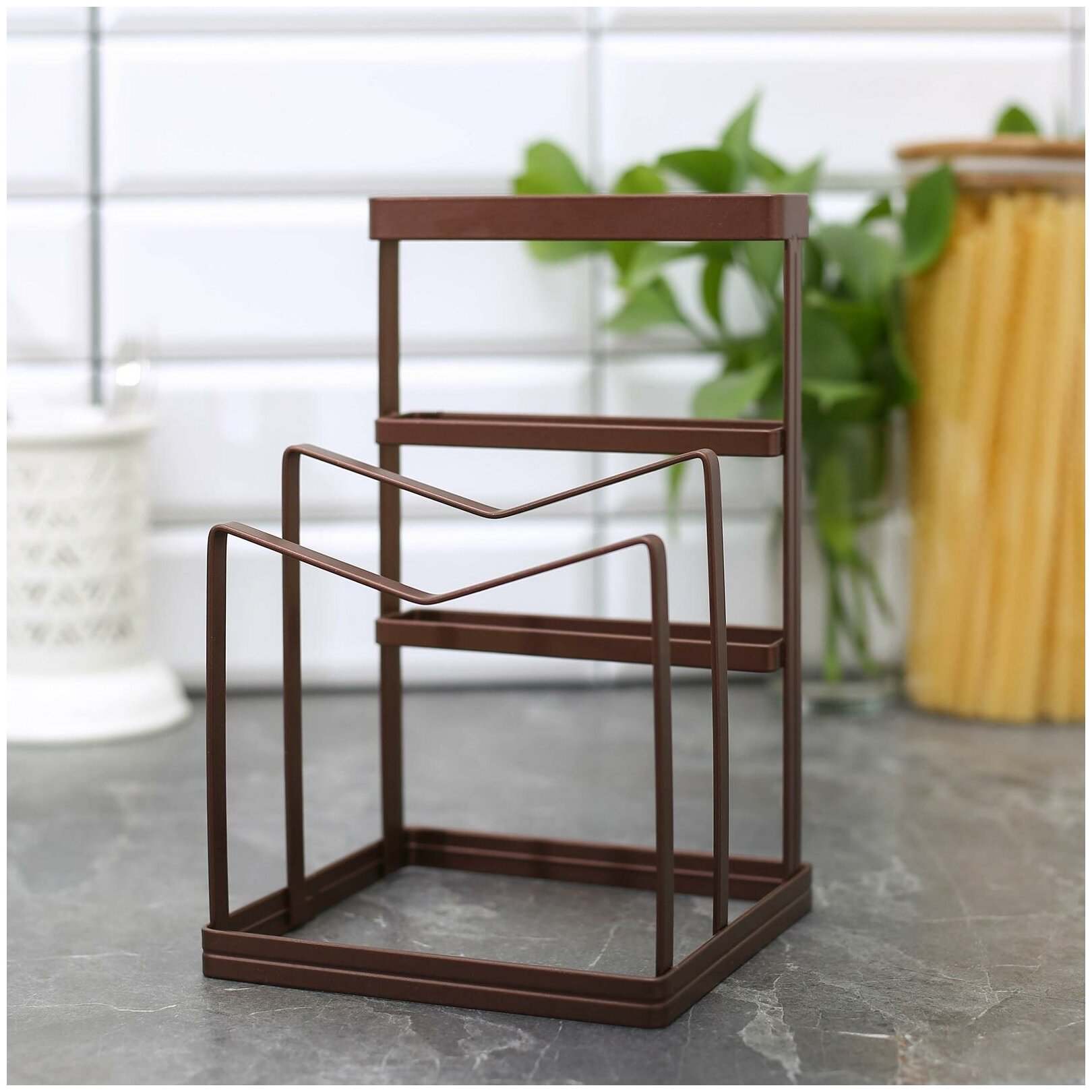 фото Подставка для ножей и разделочных досок "Лофт", 13,5×12,5×21,5 см