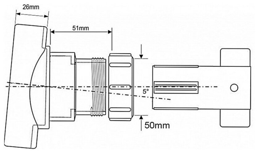 Врезка в канализационную трубу McAlpine 110х50 мм (B0SSCONN110-50-GR) - фотография № 8