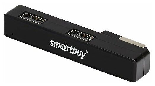 USB 20 Хаб Smartbuy 408 4 порта черный (SBHA-408-K)