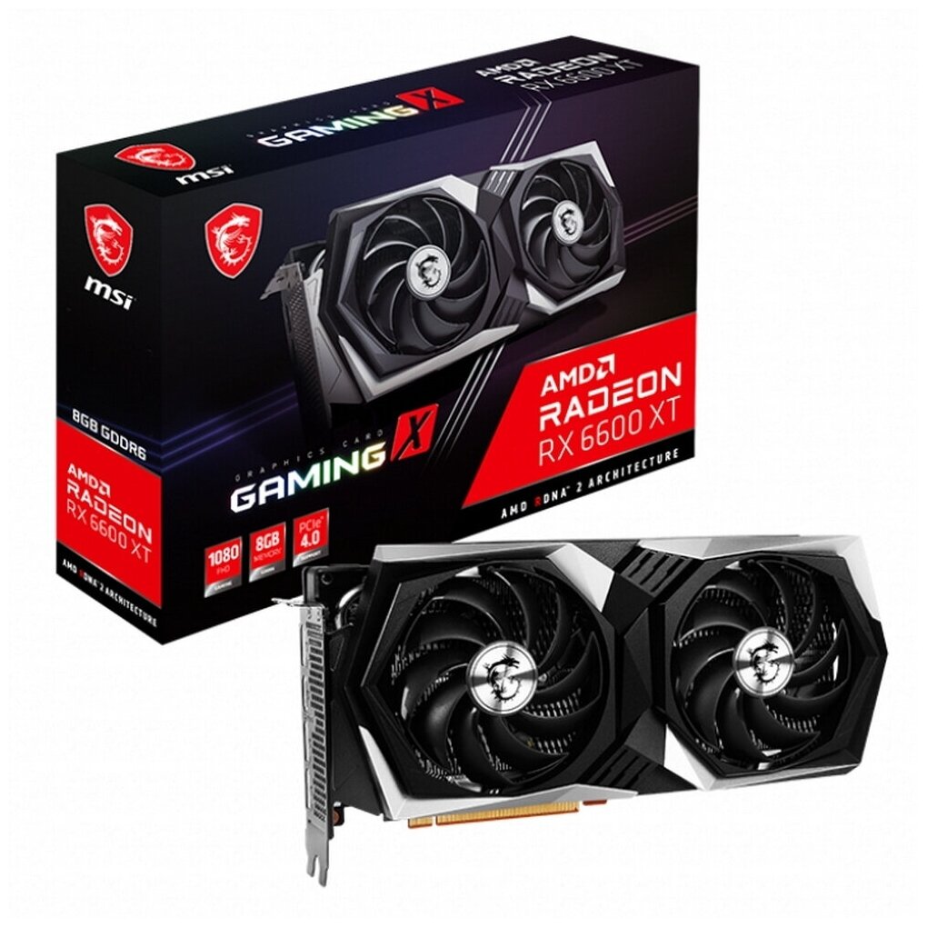 Видеокарта MSI RX 6600 XT GAMING X 8G