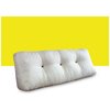 Длинная диванная подушка для спины на диван на кровать для чтения и отдыха внутренняя без декоративного чехла 120*20/10*40 см - изображение