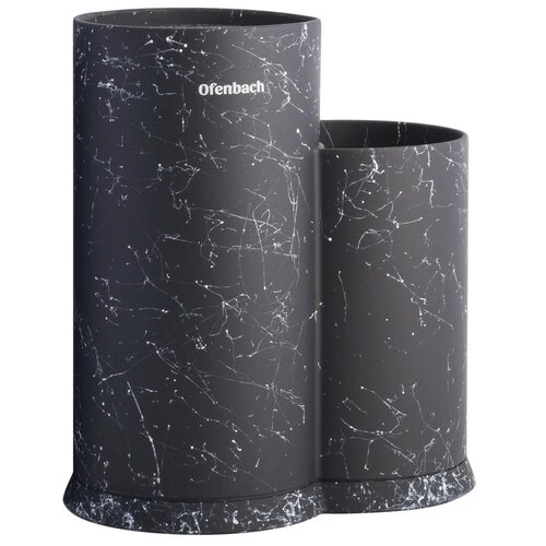 Подставка для ножей и кухонных принадлежностей двойная Ofenbach NB100208 (6 / черный)