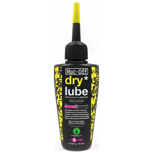 Смазка для цепи Muc Off Dry Lube 50 мл смазка для цепи joe s ptfe dry 60 мл