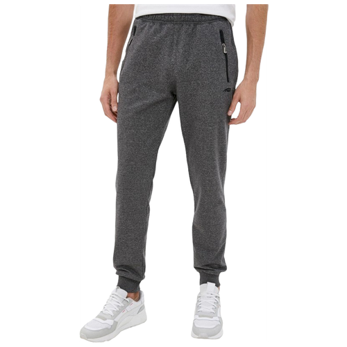  брюки TAGERTON, карманы, регулировка объема талии, размер 50, серый