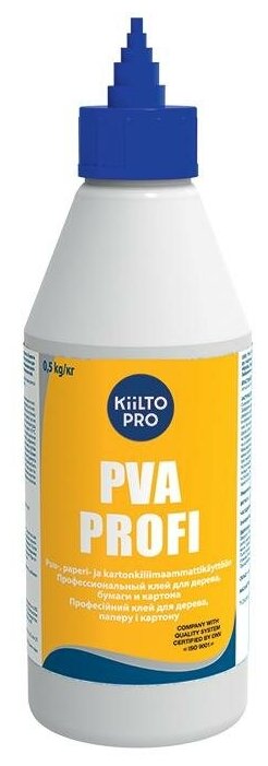 Профессиональный клей для дерева Kiilto/Kesto PVA Profi, 0,5 кг.