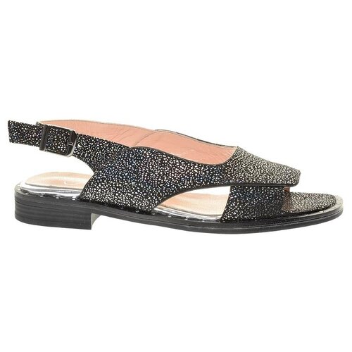 Босоножки Pellegioco женские летние, размер 37, цвет черный, артикул 204-1445-465