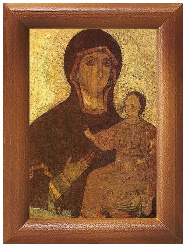 Феодотьевская икона Божией Матери, деревянная рамка 7,5*10 см