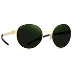 Титановые солнцезащитные очки GRESSO Rochester - круглые / зеленые - изображение