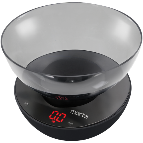 MARTA MT-1648 бордовый гранат весы кухонные