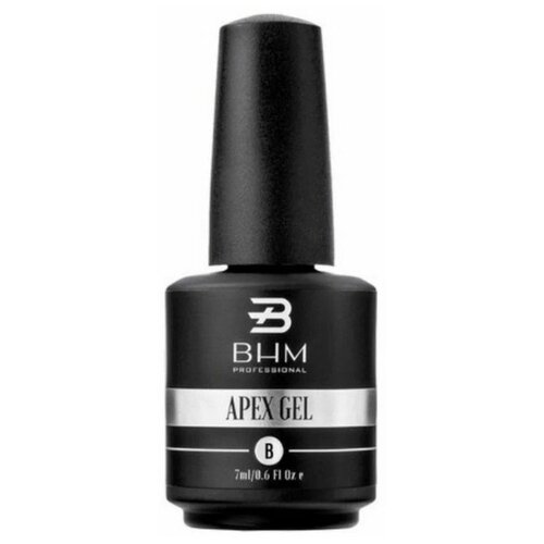 BHM Professional Базовое покрытие Apex Gel Base, прозрачный, 7 мл bhm professional верхнее покрытие apex gel top прозрачный 7 мл