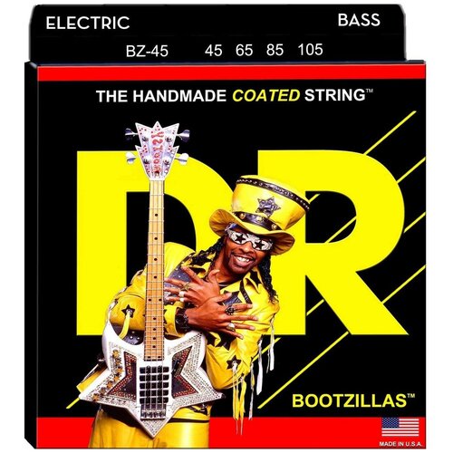 DR Strings BZ-45 - BOOTZILLAS Струны для бас-гитары dr strings bz 50 bootzillas струны для бас гитары