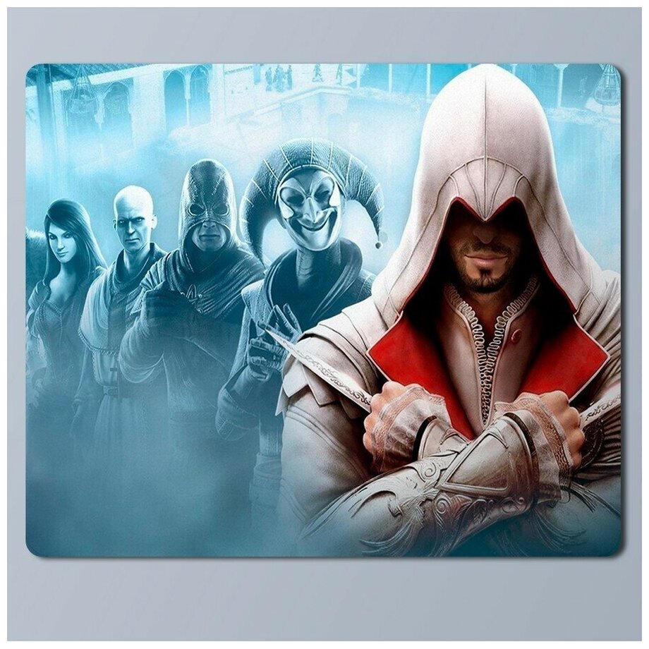 Коврик для мыши с рисунком, размер 25x30см, модель игры Assassin's Creed Эцио Аудиторе Коллекция - 812