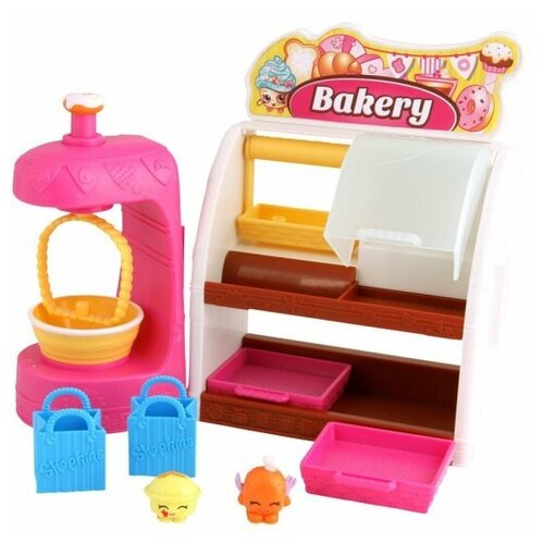 Игровой набор Moose Shopkins Крутящийся стенд с выпечкой 56009