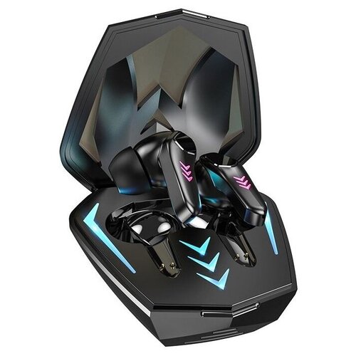 Bluetooth наушники вкладыши с микрофоном Borofone BE53 Graceful TWS беспроводная гарнтитура черная 189000₽