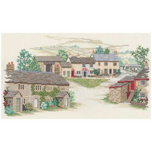 Набор для вышивания Yorkshire Village 40 x 25 см DERWENTWATER DESIGNS 14VE16