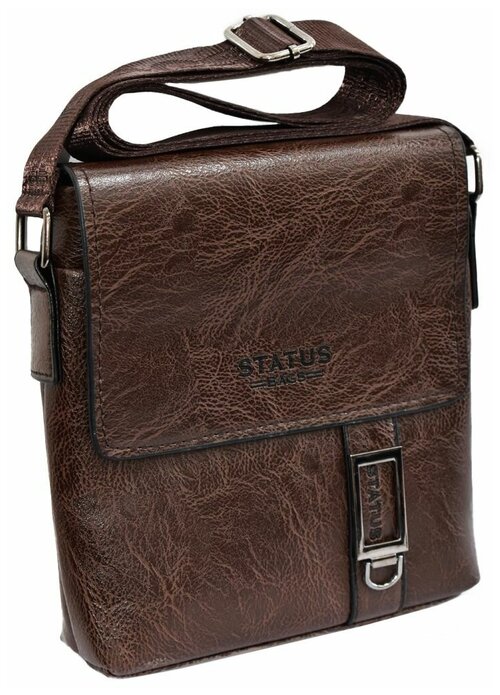 Сумка планшет Status Bags, коричневый