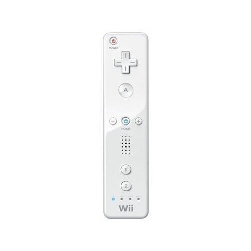 комплект геймпадов remote plus bluetooth nunchuk для консоли wii wiiu Основной игровой контроллер Wii Remote (Белого цвета) (Wii)