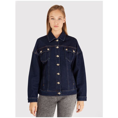 фото Куртка джинсовая с вышивкой patrizia pepe ru 50 / eu 44 / xl