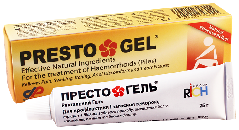 Presto Gel гель, 25 мл, 25 г, 1 уп.