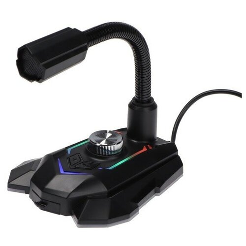 Marvo Микрофон MARVO MIC-05 на подставке USB для стриминга функ изм голосаподсветка чёрный 245700₽