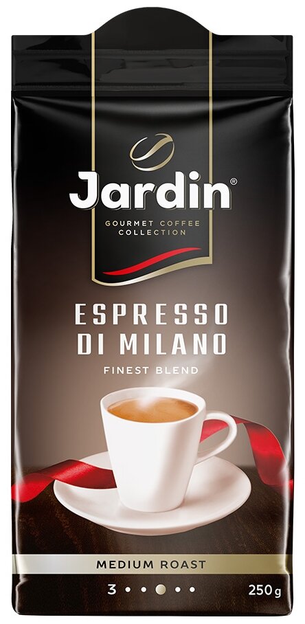 Кофе молотый Jardin Espresso di Milano средняя обжарка