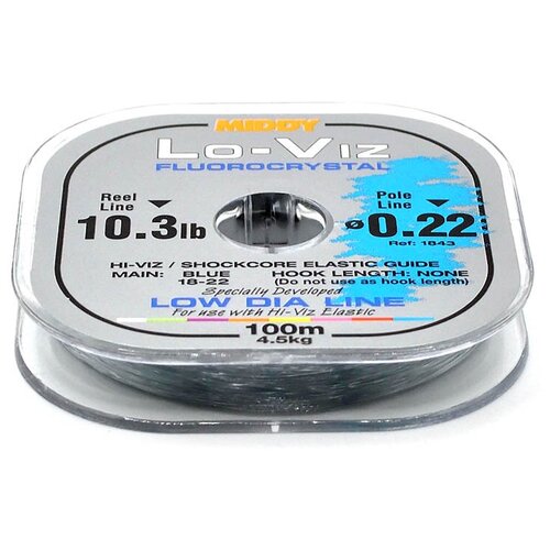 фото Леска middy fluorocrystal 100м 0.22мм 4.5кг