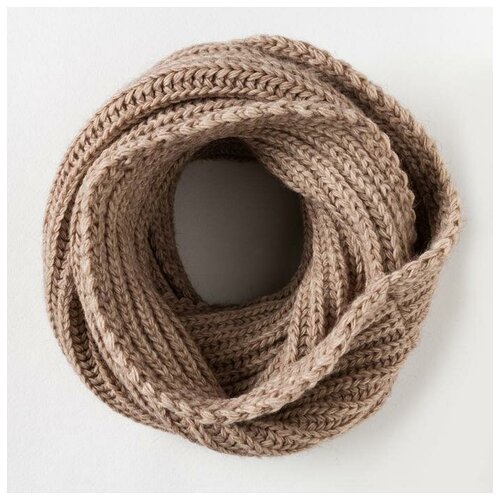 JAGGA Снуд женский, цвет кофейный, размер 53х34