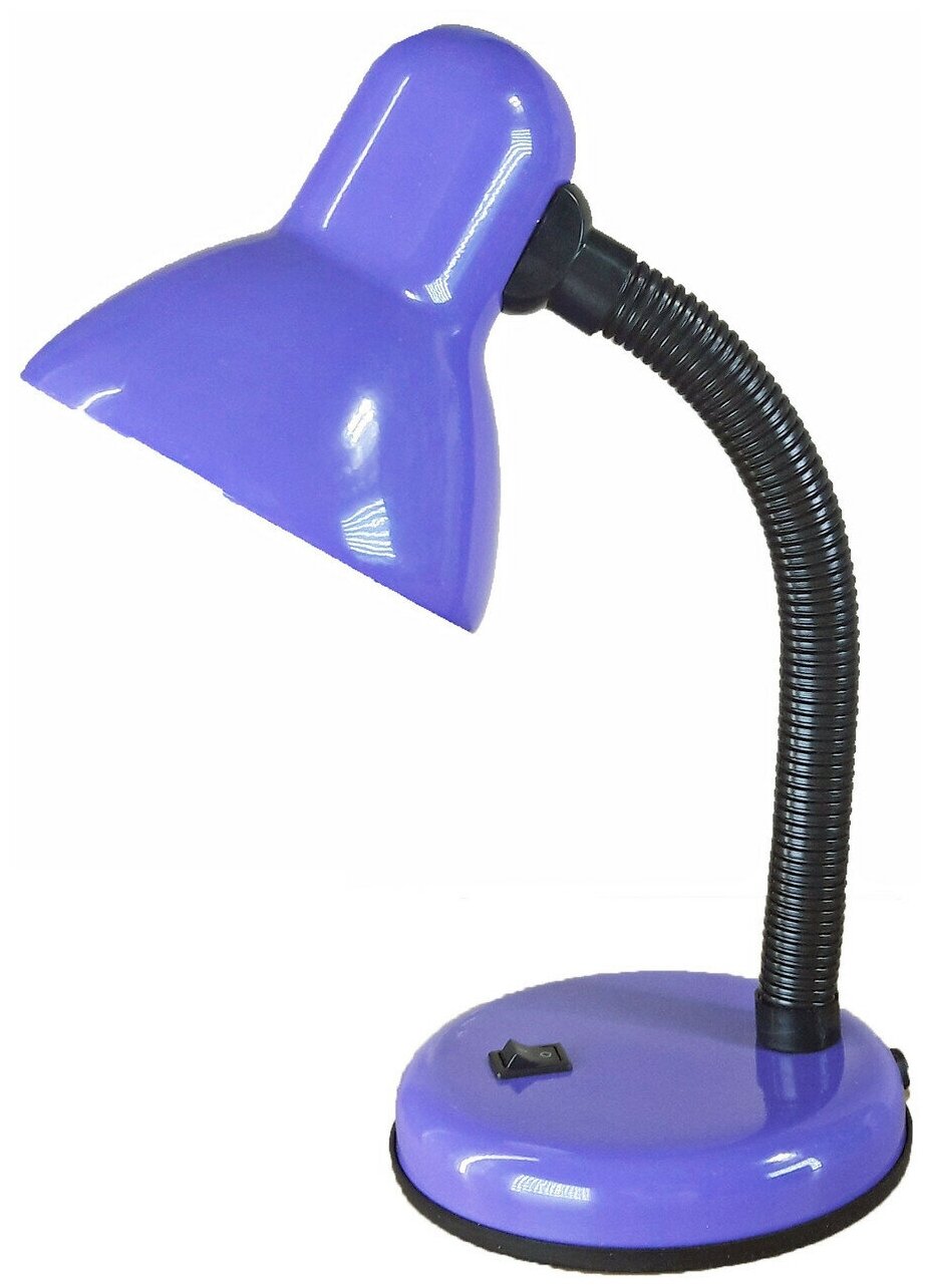 "Уютель UT-208B настольная лампа на подставке Е27 60W фиолетовая, высота 28см /24/"