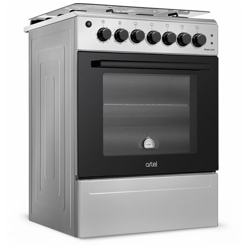 Комбинированная плита ARTEL MILAGRO 02-K стальная духовка газ электро 1 электрическая и 3 газовых конфорки 2144000₽