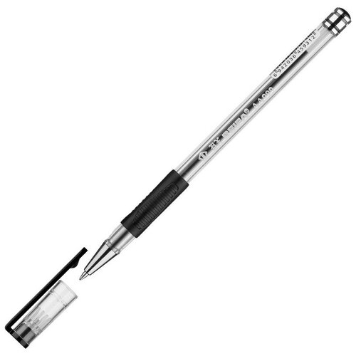 Ручка шариковая неавтоматическая Beifa АА999 0,5мм черный с рез.манж.Китай