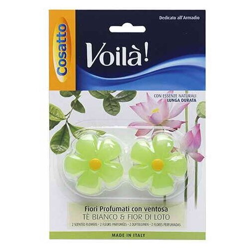 Аромафигурки на присоске Белый чай и цветы лотоса