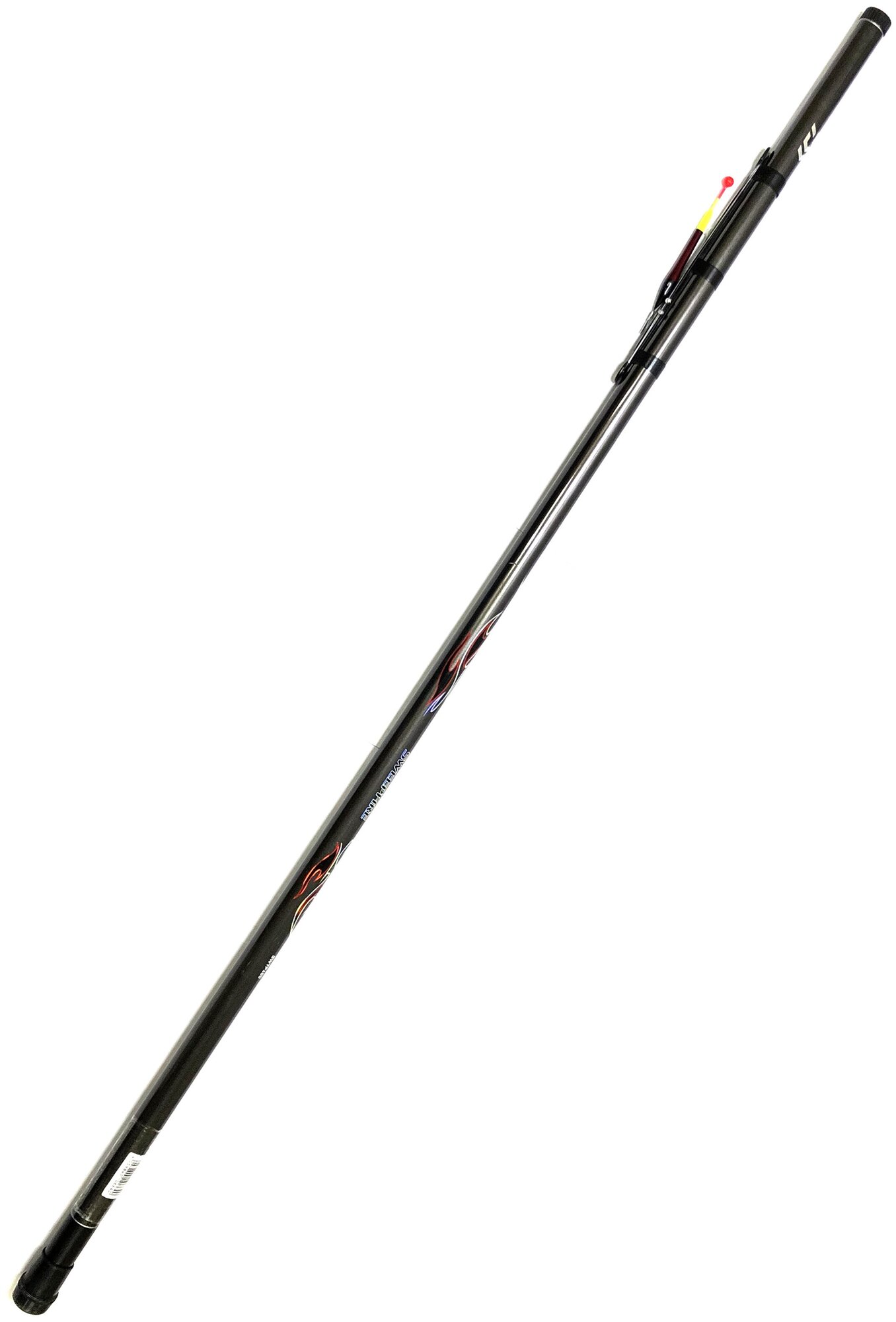 Маховое удилище оснащенное Daiwa SWEEPFIRE POLE 3.00M