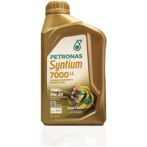 70719E18EU Моторное масло PETRONAS SYNTIUM 7000 LL синт.0W20 1л API SP, ILSAC GF-6A, ACEA C6