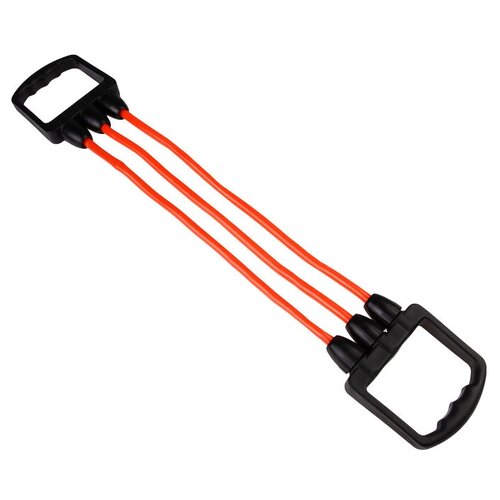 Эспандер пластик ручки на резинках 67 см нагрузка 25 кг цвета микс 1078₽