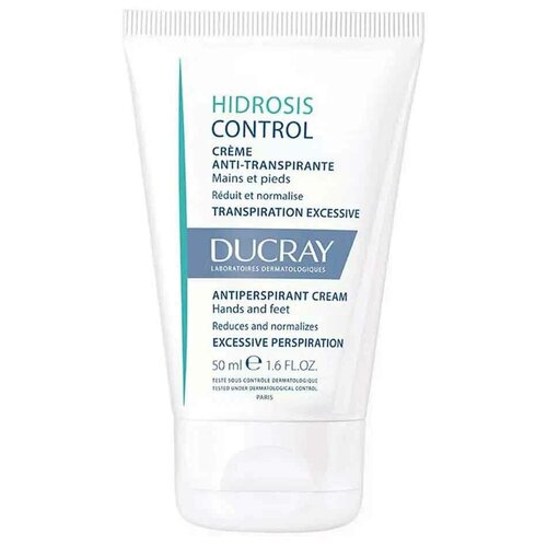 DUCRAY / HIDROSIS CONTROL / Дезодорант-крем для рук и ног, регулирующий избыточное потоотделение, 50 мл