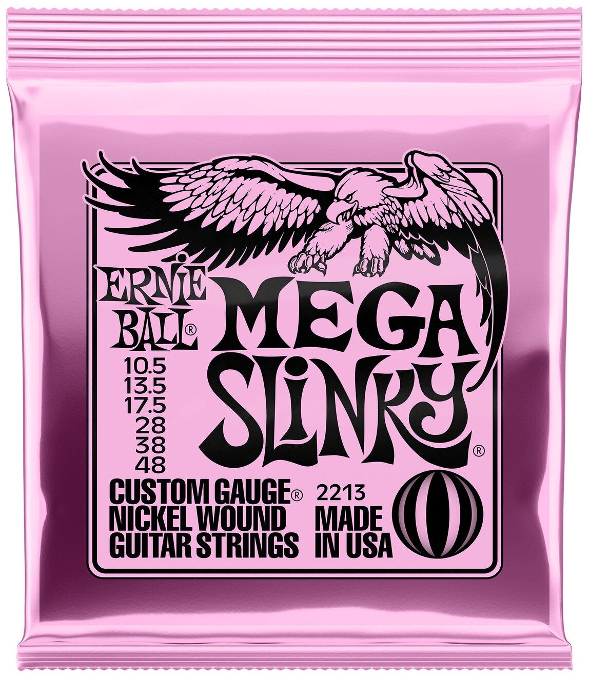 Струны для электрогитары Ernie Ball 2213 Mega Slinky 10,5-48