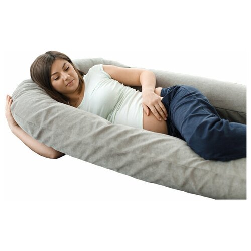 Dreambag Подушка для беременных U-образная Серый мкв (Холлофайбер)