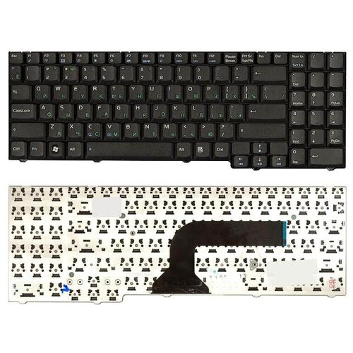 Клавиатура keyboard NSK-U410R для ноутбука Asus M50 M70 X70 X71 G50 M50SA M50SV M50SR M50VC черная 1077₽