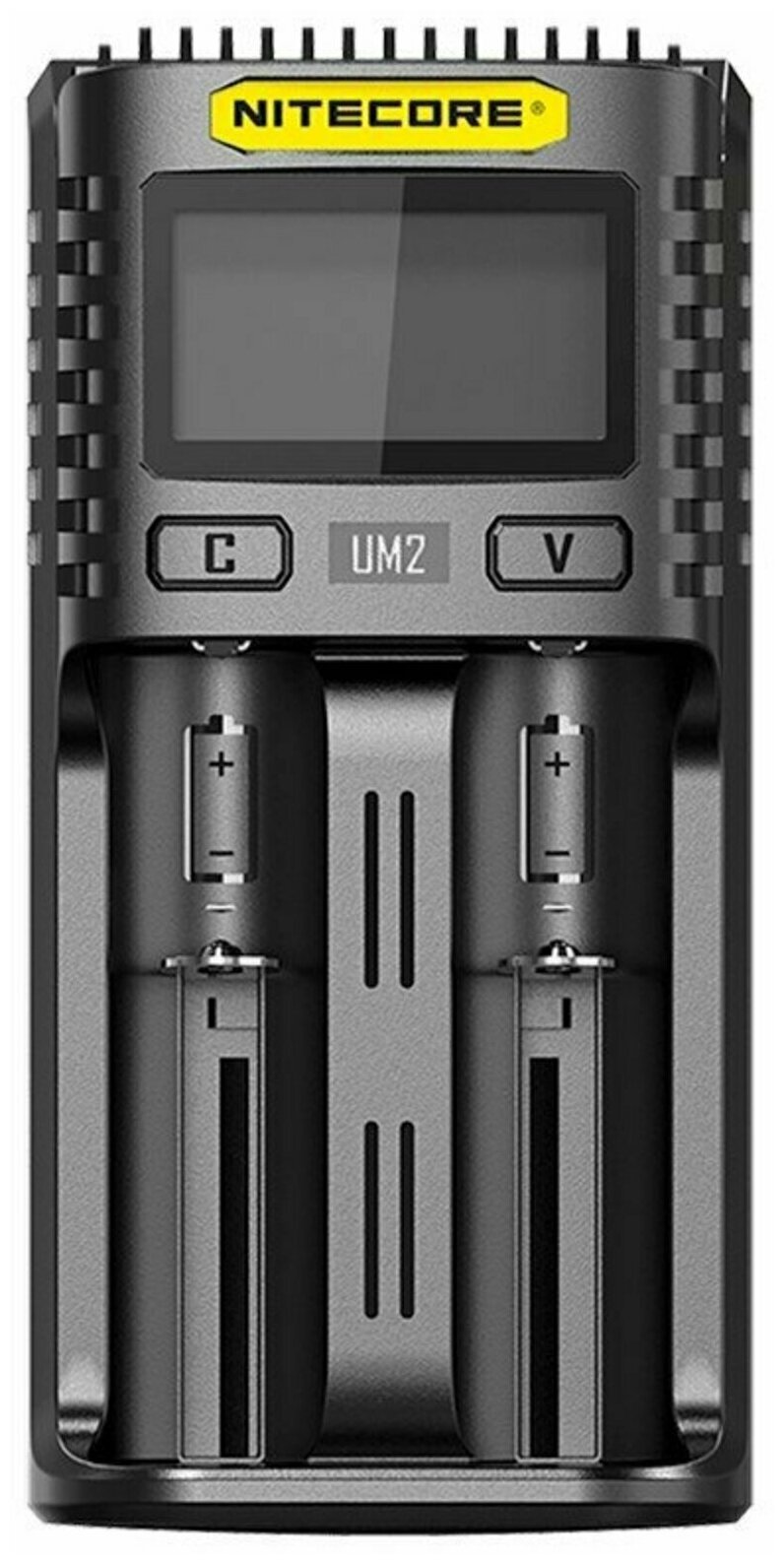 Nitecore Зарядные устройства UM2 18650/21700 на 2АКБ Intellicharge V2 Совместим с Li-ion/IMR и Ni-MH/Ni-Cd аккумуляторами с автоматическим определением 18264