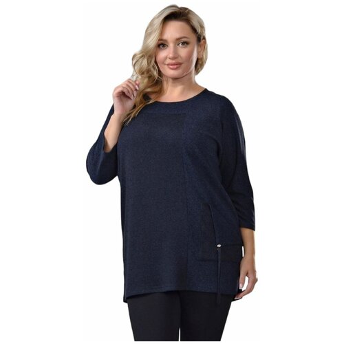 Туника Райский Лотос 00190. Темно-синий 54р