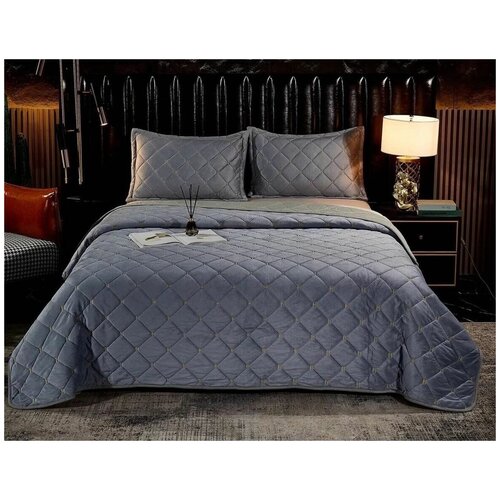 Покрывало стеганое Elite (синий)