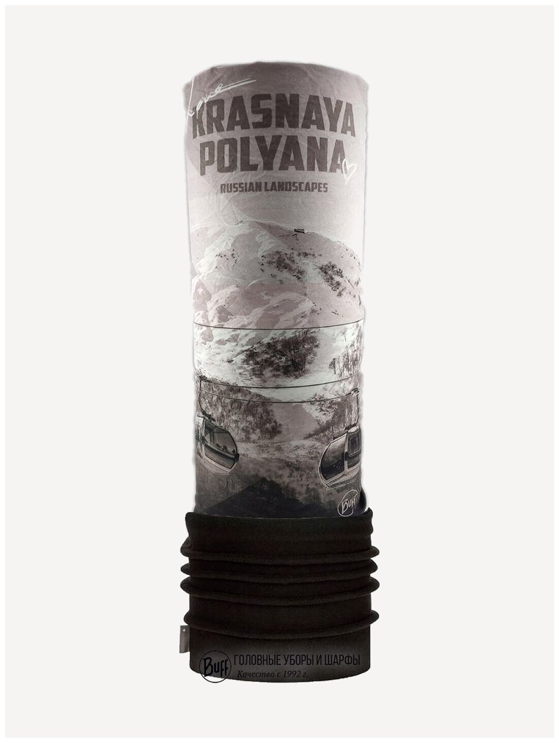 Шарф-труба трансформер Buff Polar Krasnaya Poliana Black (Buff) 