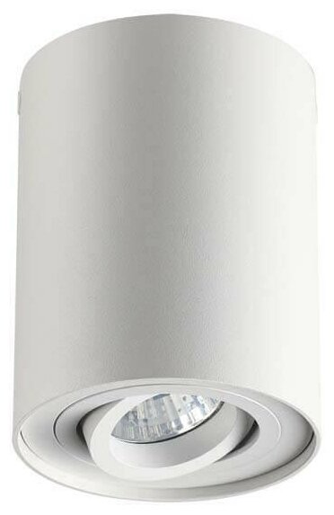 ODEON LIGHT 3564/1C HIGHTECH ODL18 209 белый Потолочный накладной светильник IP20 GU10 1*50W 220V PILLARON