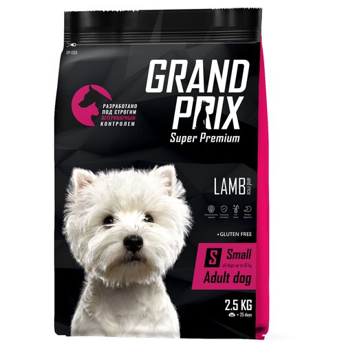 Сухой корм для собак GRAND PRIX ягненок 1 уп. х 1 шт. х 800 г (для мелких и карликовых пород)