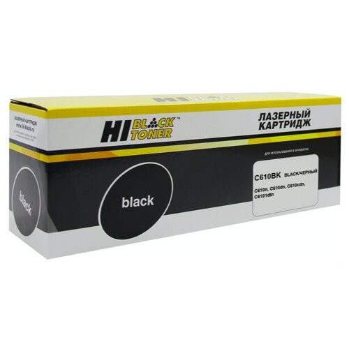 Картридж Hi-Black (HB-44315324/ 44315308) для OKI C610, Bk, 8K картридж c610bk 44315308 44315324 для oki c610n 8k black compatible совместимый