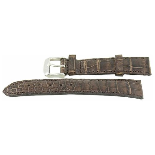 фото Ремешок для часов из натуральной кожи крокодила 18 мм. exotic leather