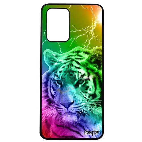 фото Противоударный чехол для // xiaomi poco m3 // "царь тигр" тайга tiger, utaupia, светло-зеленый