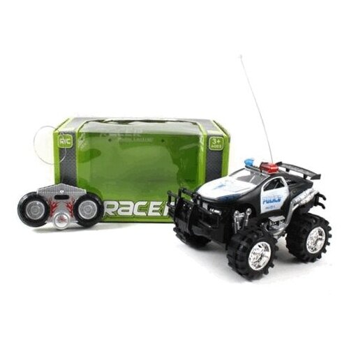 Машина джип полиция радиоуправляемая 2-х канальная 1:24 / игрушка / машина / джип / внедорожник